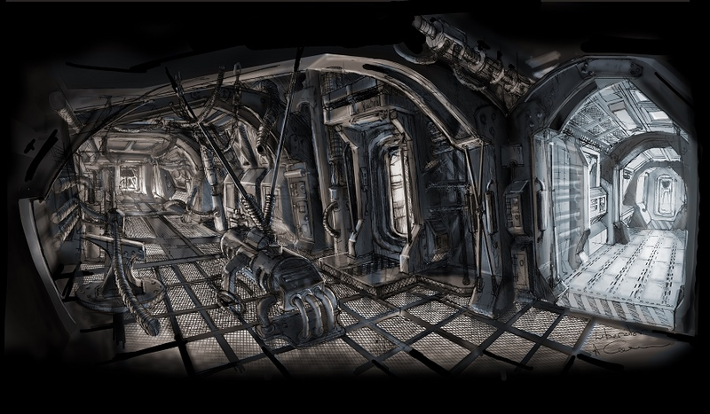 Illustration for article titled Check Out This H.R. Giger-Inspired Concept Art For The Blake's 7 Reboot